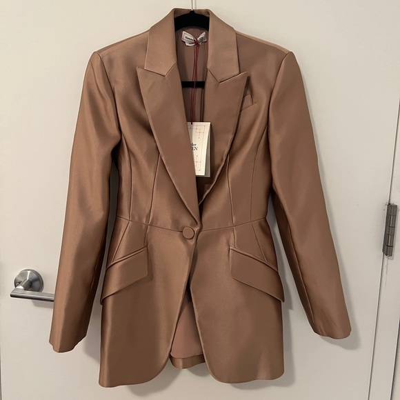 Brand New Never Worn with Tags Alexander McQueen Silk Blazer